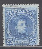 [King Alfonso XIII - Blue Control Numbers on Backside, տեսակ AT5]