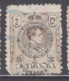 [King Alfonso XIII - Blue Control Numbers on Backside, タイプ BG]