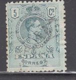 [King Alfonso XIII - Blue Control Numbers on Backside, タイプ BG1]