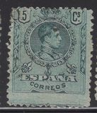 [King Alfonso XIII - Blue Control Numbers on Backside, タイプ BG1]