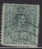 [King Alfonso XIII - Blue Control Numbers on Backside, タイプ BG1]