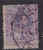 [King Alfonso XIII - Blue Control Numbers on Backside, タイプ BG3]