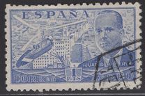 [Airmail - Juan di la Cierva - Different Perforation - Stoneprint from F.N.M.T, type LH11]
