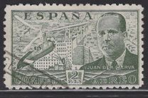 [Airmail - Juan di la Cierva - Different Perforation - Stoneprint from F.N.M.T, type LH11]