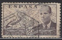 [Airmail - Juan di la Cierva - Different Perforation - Stoneprint from F.N.M.T, type LH10]
