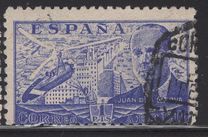 [Airmail - Juan di la Cierva - Different Perforation - Stoneprint from F.N.M.T, type LH11]
