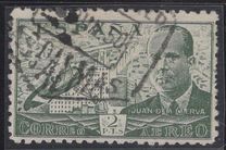 [Airmail - Juan di la Cierva - Different Perforation - Stoneprint from F.N.M.T, type LH12]
