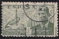 [Airmail - Juan di la Cierva - Different Perforation - Stoneprint from F.N.M.T, type LH12]