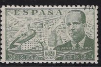 [Airmail - Juan di la Cierva - Different Perforation - Stoneprint from F.N.M.T, type LH12]