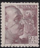 [General Franco - Without Imprint below Value, Tip LI16]