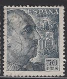 [General Franco - Without Imprint below Value, Tip LI20]