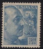 [General Franco - Without Imprint below Value, Tip LI17]