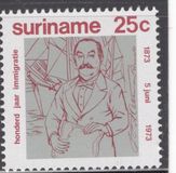 [The 100th Anniversary of Arrival of Indian Immigrants in Surinam, type AEC]