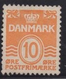 [Wavy Lines - Steel Engraving. 1 White Field on Left Lion's Top Paw, type AS6]