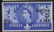 [Great Britain Postage Stamps Surcharged, type C1]