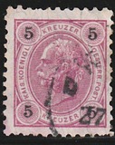[Emperor Franz Josef I, 1830-1916 - Granite Paper. Numerals in Black, type N3]