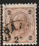 [Emperor Franz Josef I, 1830-1916 - Granite Paper. Numerals in Black, type N1]