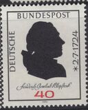 [The 250th Anniversary of the Birth of Friedrich Gottlieb Klopstock, Poet, тып WB]