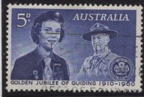 [Golden Jubilee of Guiding, 1910-1960, type FW]