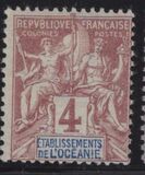 [Inscription: "ETABLISSEMENTS de L'OCEANIE", type A2]