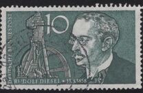 [The 100th Anniversary of the Birth of Rudolf Diesel, 1858-1913, Tip DT]
