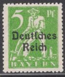 [Postage Stamps from Bayern Overprinted "Deutsches Reich", type AD]