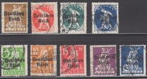 [Postage Stamps from Bayern Overprinted "Deutsches Reich", type AD]