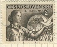 [The 2nd International Students' World Congress, Prague. Inscription II KONGRES MSS, Tip BS]