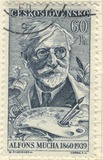 [Stamp Day and the 100th Birth Anniversary of Alfons Mucha, type ZK]
