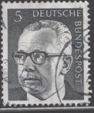 [Serie básica. Gustav Heinemann, 1899 - 1976. Tercer presidente., tipo QI]