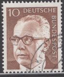 [Serie básica. Gustav Heinemann, 1899 - 1976. Tercer presidente., tipo QI1]