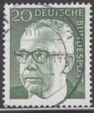 [Serie básica. Gustav Heinemann, 1899 - 1976. Tercer presidente., tipo QI2]