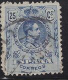 [King Alfonso XIII - Blue Control Numbers on Backside, jenis BG5]