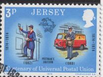[The 100th Anniversary of the Universal Postal Union, Tip BW]