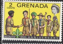 [The 65th Anniversary of Boy Scouts, type IM]