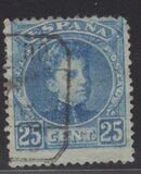[King Alfonso XIII - Blue Control Numbers on Backside, տեսակ AT5]