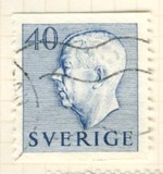 [King Gustaf VI Adolf of Sweden & Tree Crowns - Without Imprint, 類型 DB16]