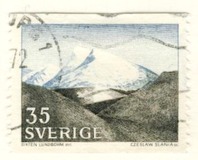 [Mountain Scenery and Uppsala Cathedral, Typ GS]