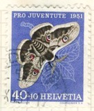 [Pro Juventute - The 50th Anniversary of the Death of Johanna Spyri - Insects, type VL]