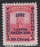 [Airmail - The 1st Latin-American Congress of Iron Specialists - Previous Issue Surcharged, type SZ]