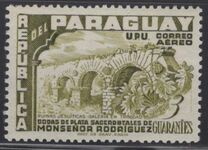 [Airmail - The 25th Anniversary of Sacerdotal of Agustin Rodriguez, 1900-1968 - Jesuit Ruins, type XNL]