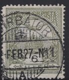 [Turul volando sobre la corona de San Esteban. Nuevos colores., tipo F27]