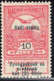 [Aid to Flood Victims Stamps of 1913 Overprinted "Hadi segély" and Surcharged - Military Aid for Widows and Orphans, Вид K5]