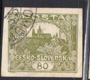 [Definitives - "ČESKO-SLOVENSKÁ" Above Value, type H3]