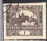 [Definitives - "ČESKO-SLOVENSKÁ" Above Value, type G]