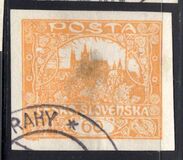 [Definitives - "ČESKO-SLOVENSKÁ" Above Value, type H]