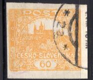 [Definitives - "ČESKO-SLOVENSKÁ" Above Value, type H]