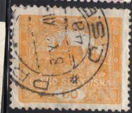 [Definitives - "ČESKO-SLOVENSKÁ" Above Value, type H1]