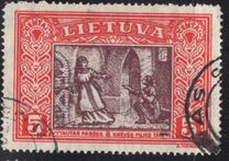 [Lietuvos vaikas - Lithuanian Child. Also as Imperforated with same price, type CG]