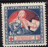 [Red Cross Charity - Brown and Green Design on Back, A type with Blue Design on Back, प्रकार H2]